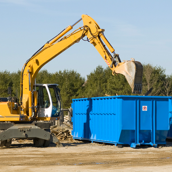 what size residential dumpster rentals are available in Orient New York